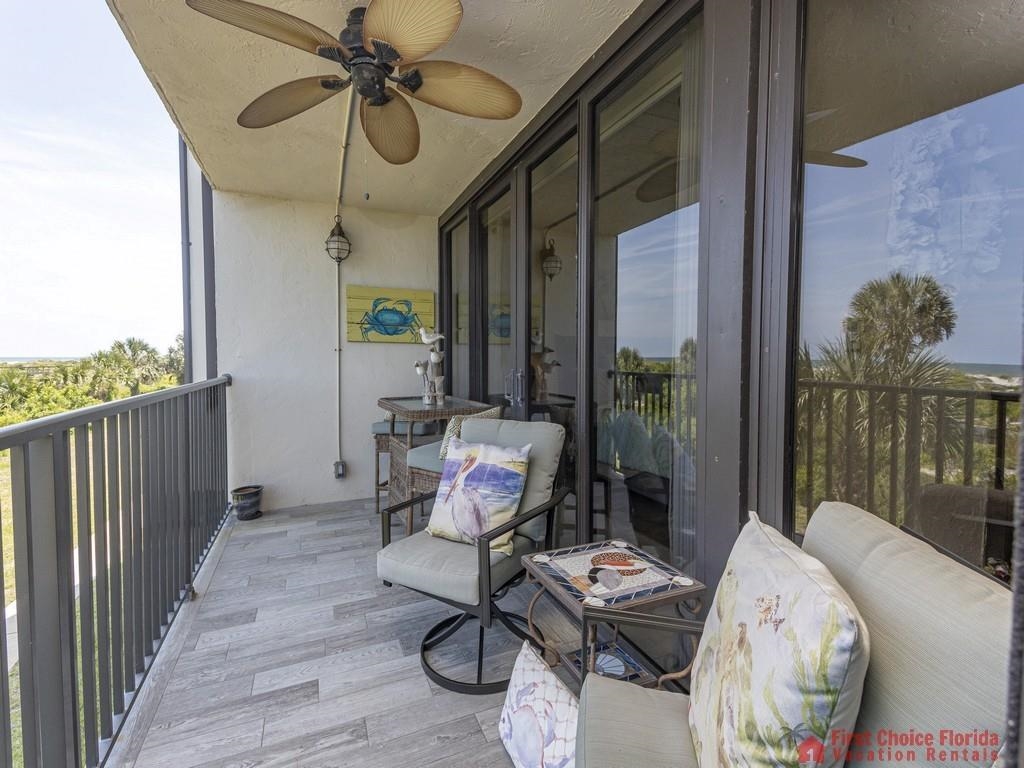 1 Dondanville Road, Unit 109B St. Augustine, FL 32080 - Photo 23 of 27 a outdoor space with furniture and garden view