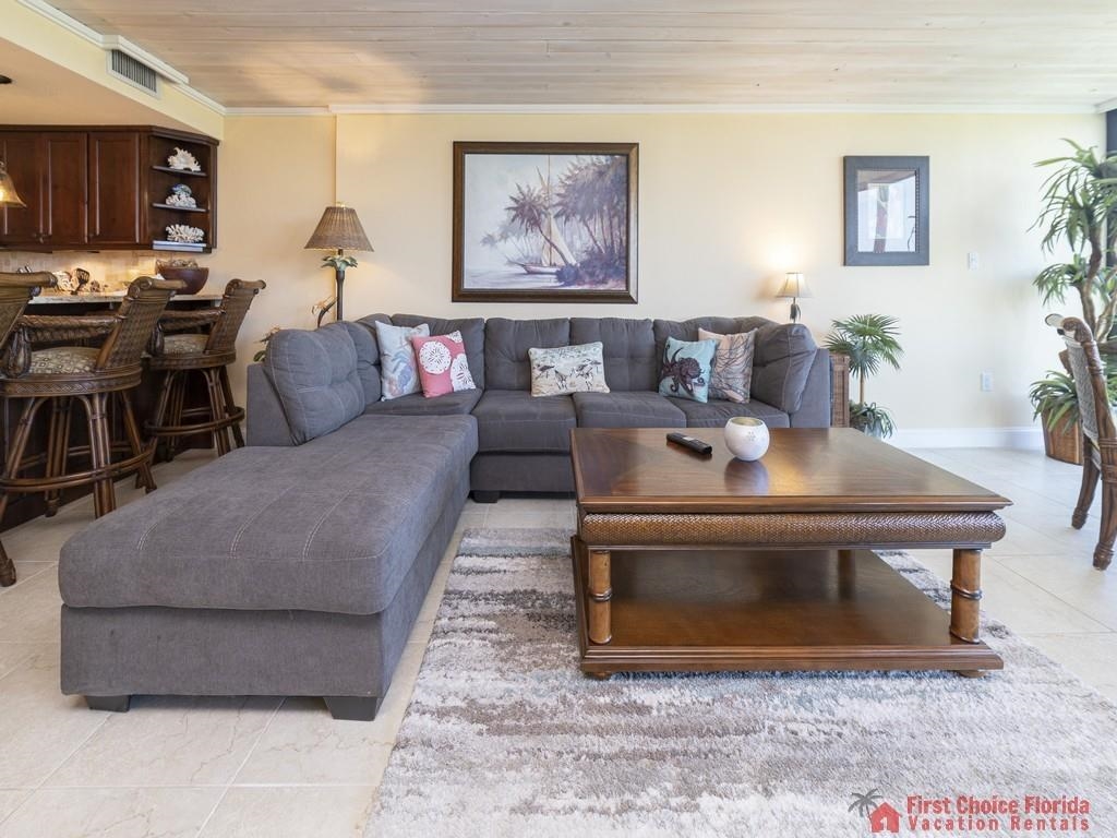1 Dondanville Road, Unit 109B St. Augustine, FL 32080 - Photo 5 of 27 a living room with furniture and wooden floor