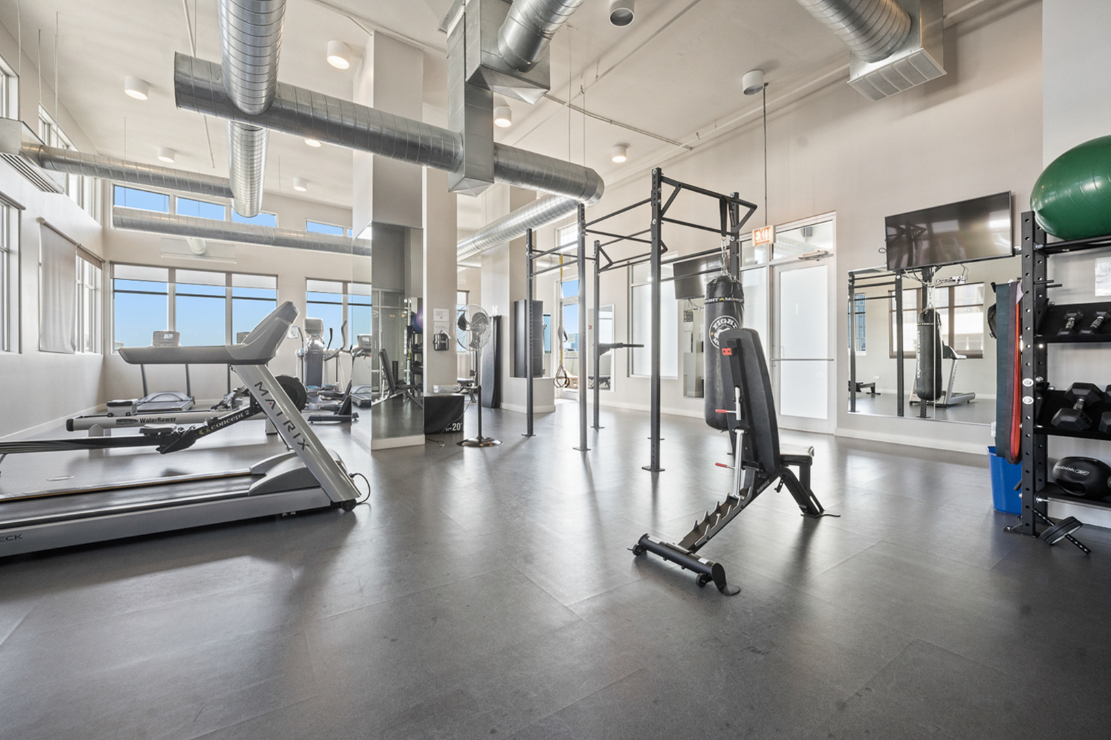 901 West Madison Street, Unit 401 Chicago, IL 60607 - Photo 18 of 19 a view of a room with gym equipment