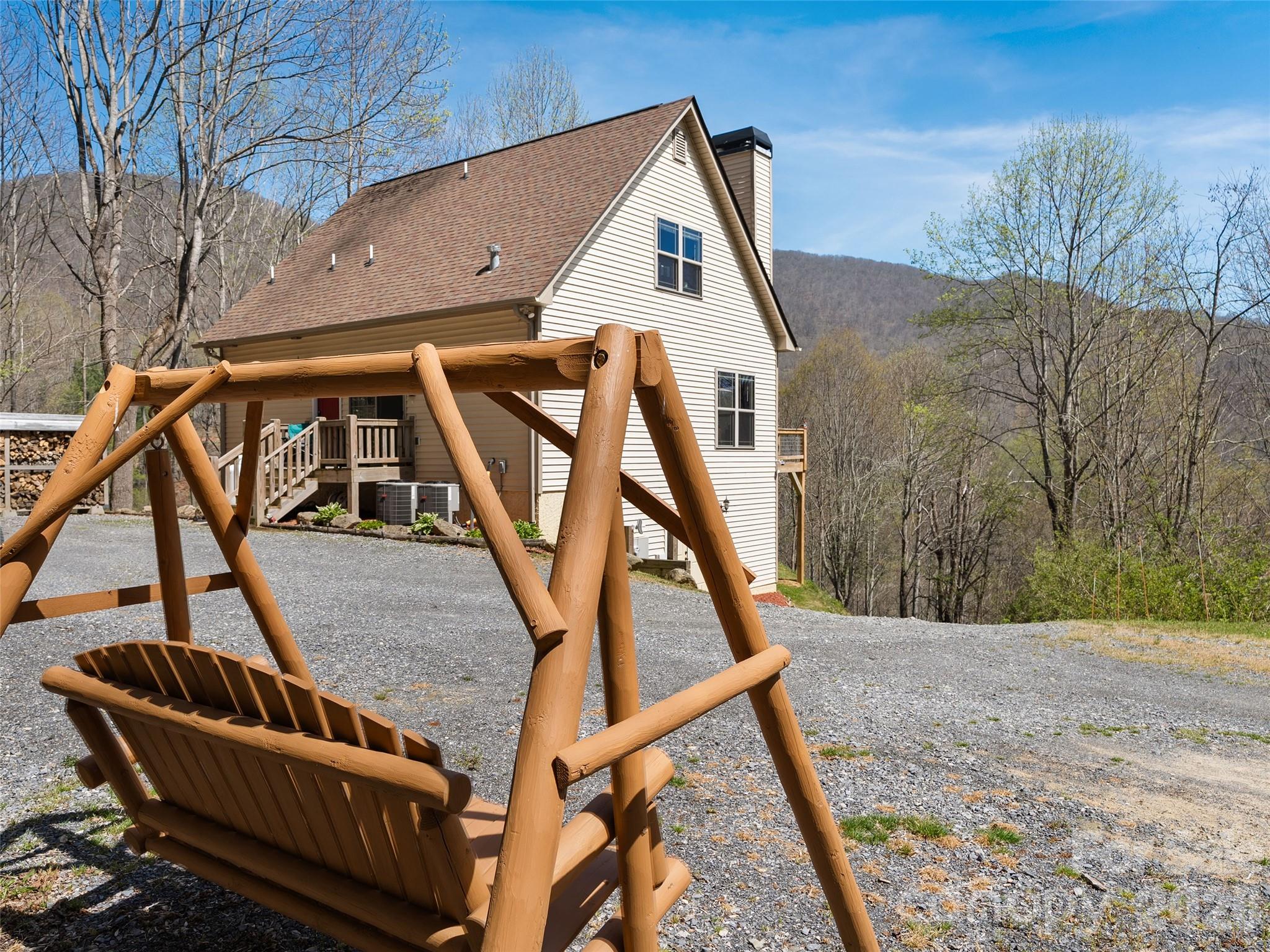 4823 Max Patch Road Clyde, NC 28721 - Photo 30 of 32 a view of outdoor space and deck