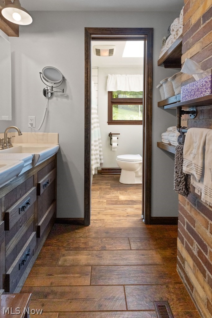 4294 Hardin Run Road New Cumberland, WV 26047 - Photo 22 of 44 Bathroom is divided for convenience & privacy