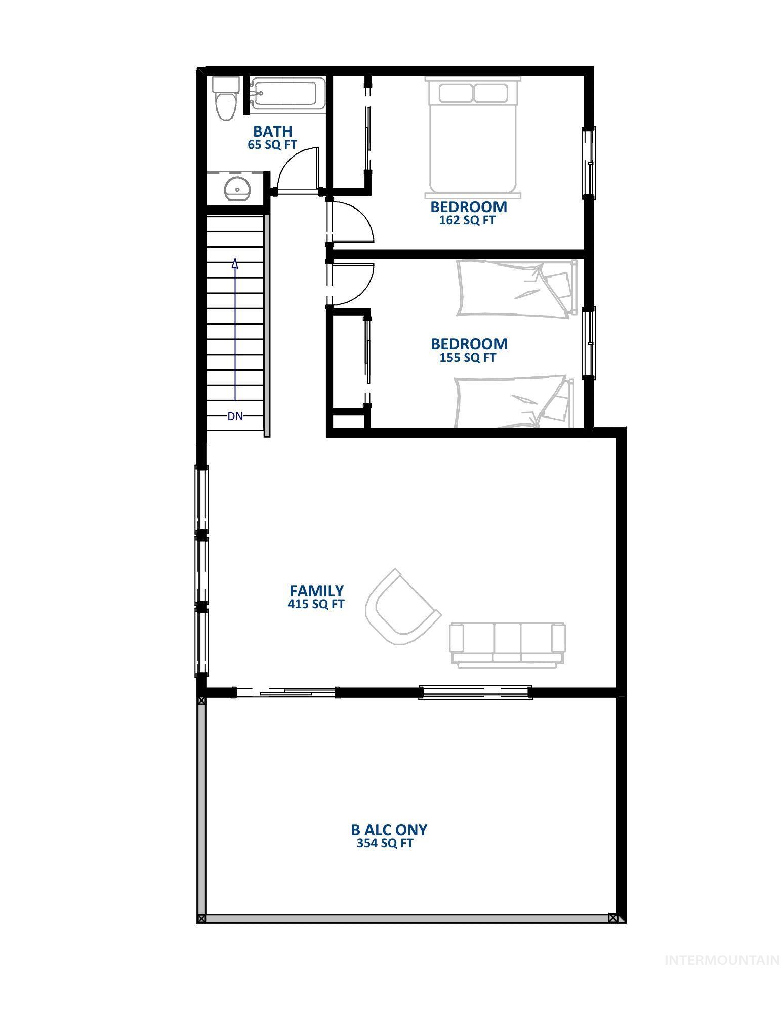 1883 Grand View Road Donnelly, ID 83615 - Photo 7 of 7 Floor plan - Upper Level
