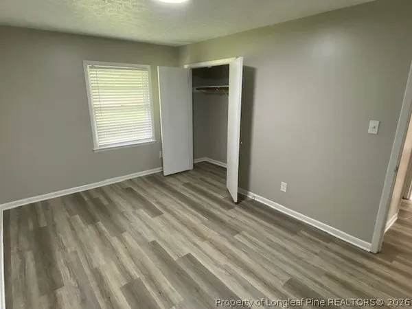 an empty room with window