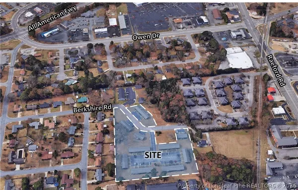 an aerial view of residential houses