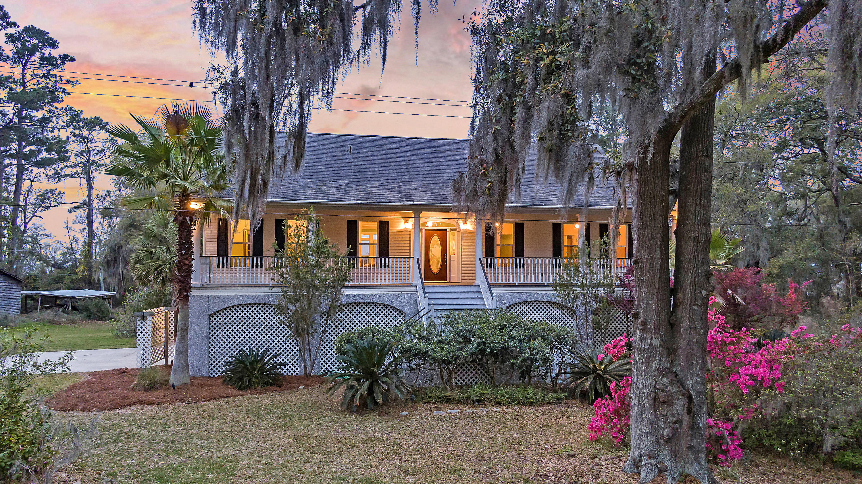 6918 Bears Bluff Road Wadmalaw Island, SC 29487 - Photo 2 of 51 CREM_6918 Bears Bluff twilight_005