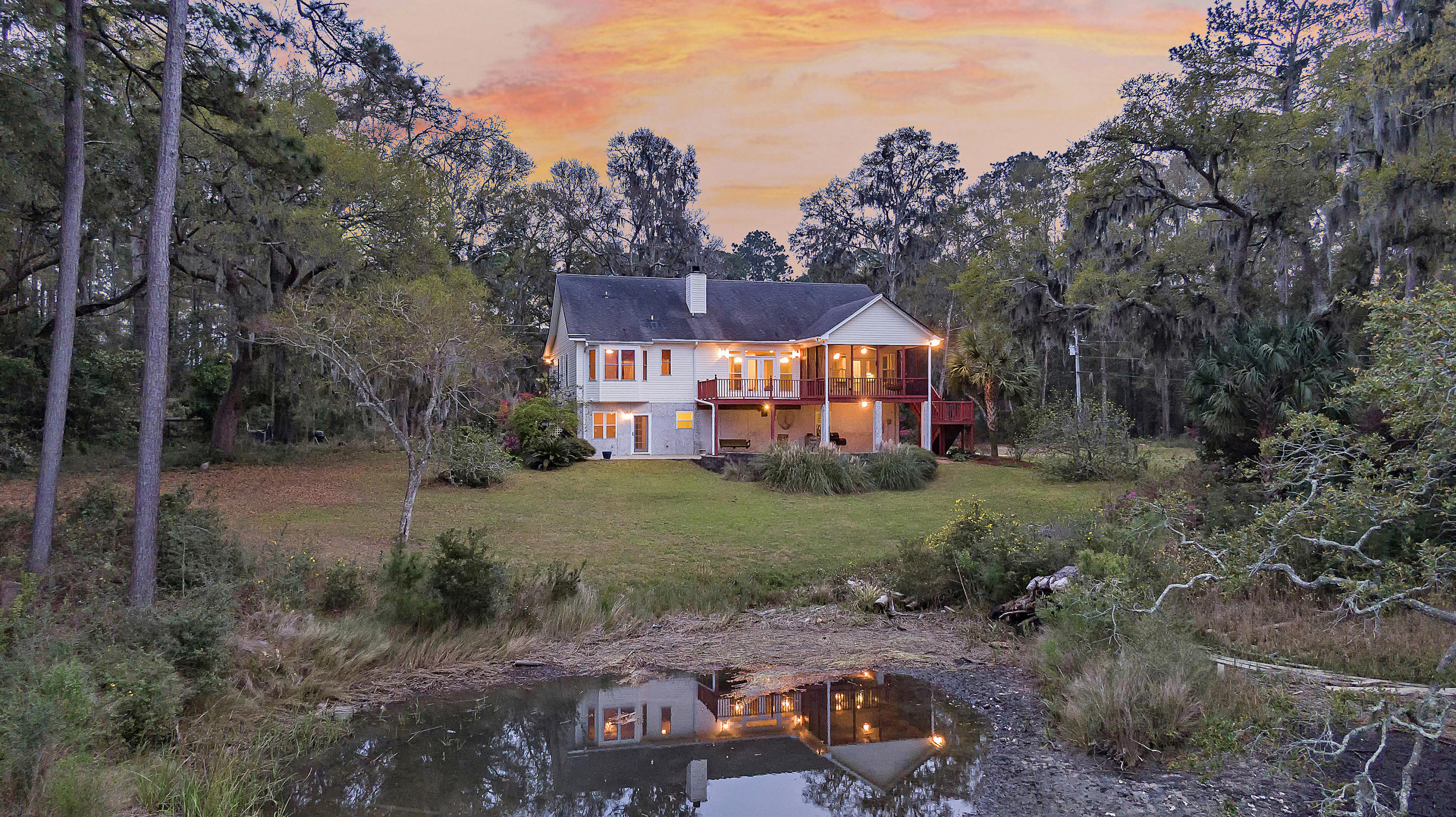 6918 Bears Bluff Road Wadmalaw Island, SC 29487 - Photo 14 of 51 CREM_6918 Bears Bluff twilight_008