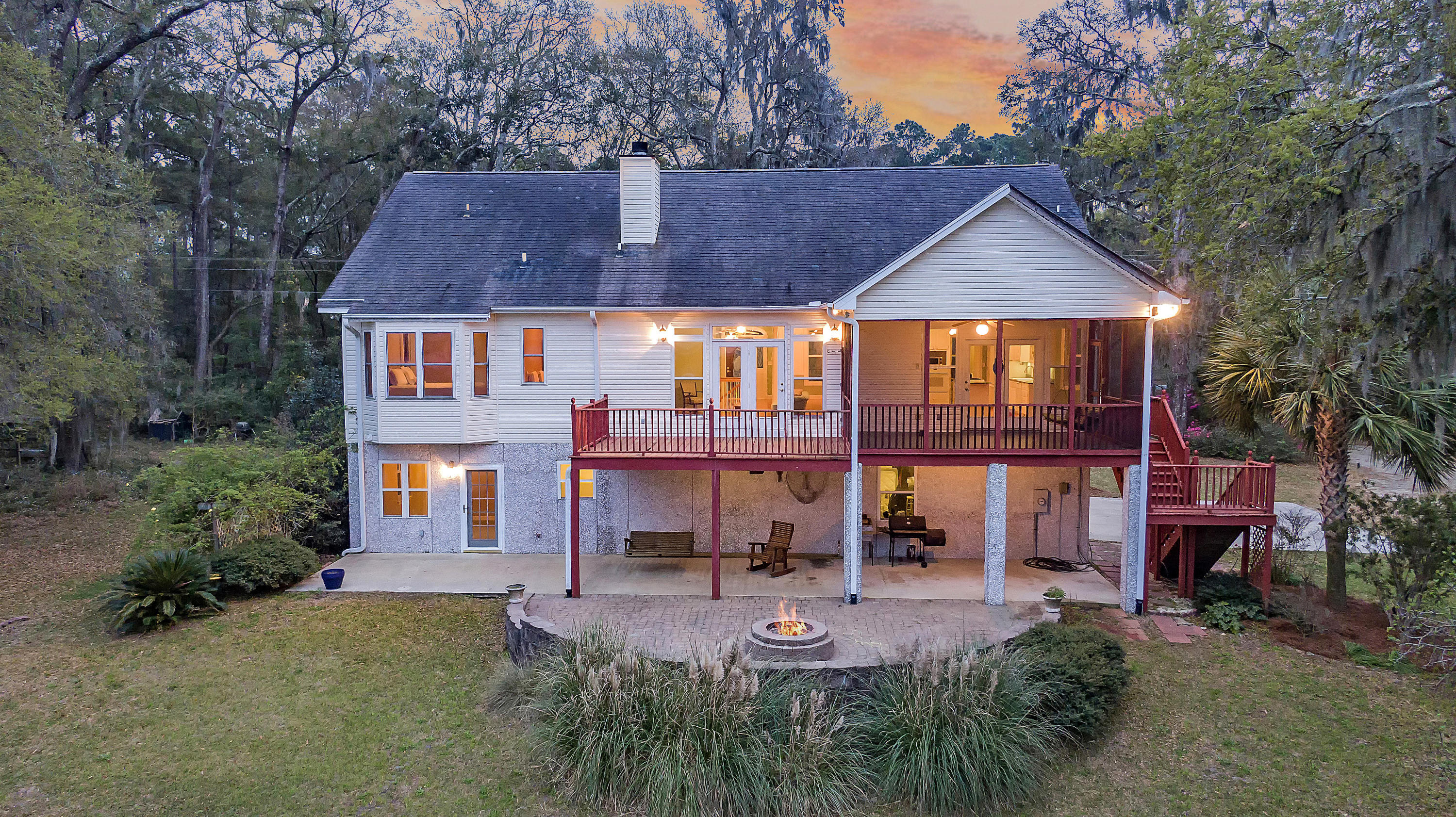 6918 Bears Bluff Road Wadmalaw Island, SC 29487 - Photo 15 of 51 CREM_6918 Bears Bluff twilight_007