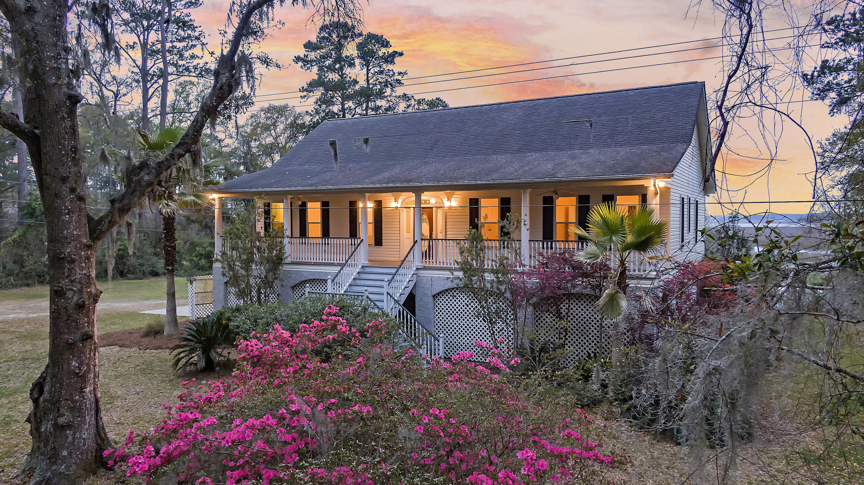 6918 Bears Bluff Road Wadmalaw Island, SC 29487 - Photo 16 of 51 CREM_6918 Bears Bluff twilight_006