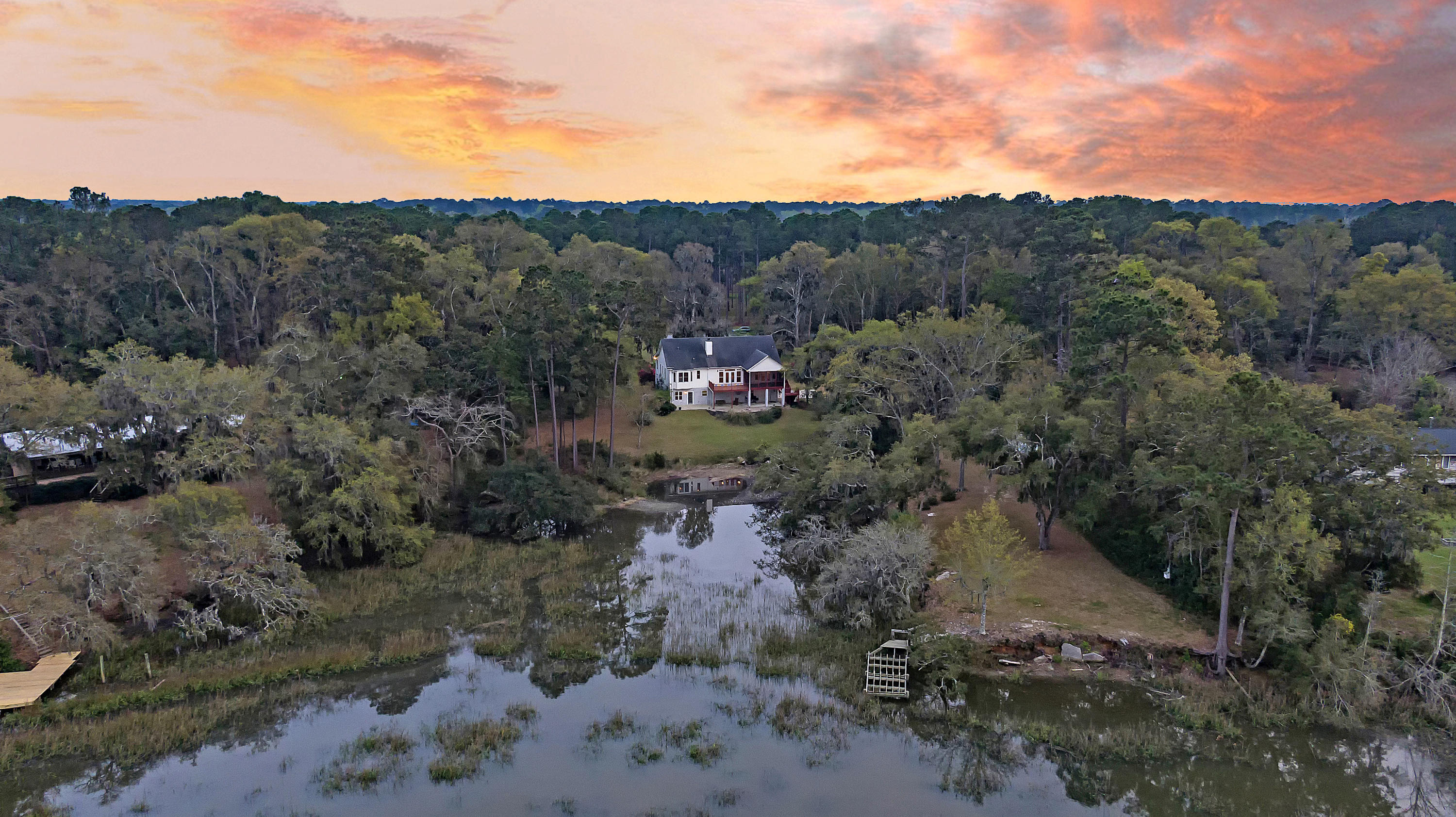 6918 Bears Bluff Road Wadmalaw Island, SC 29487 - Photo 47 of 51 CREM_6918 Bears Bluff twilight_002