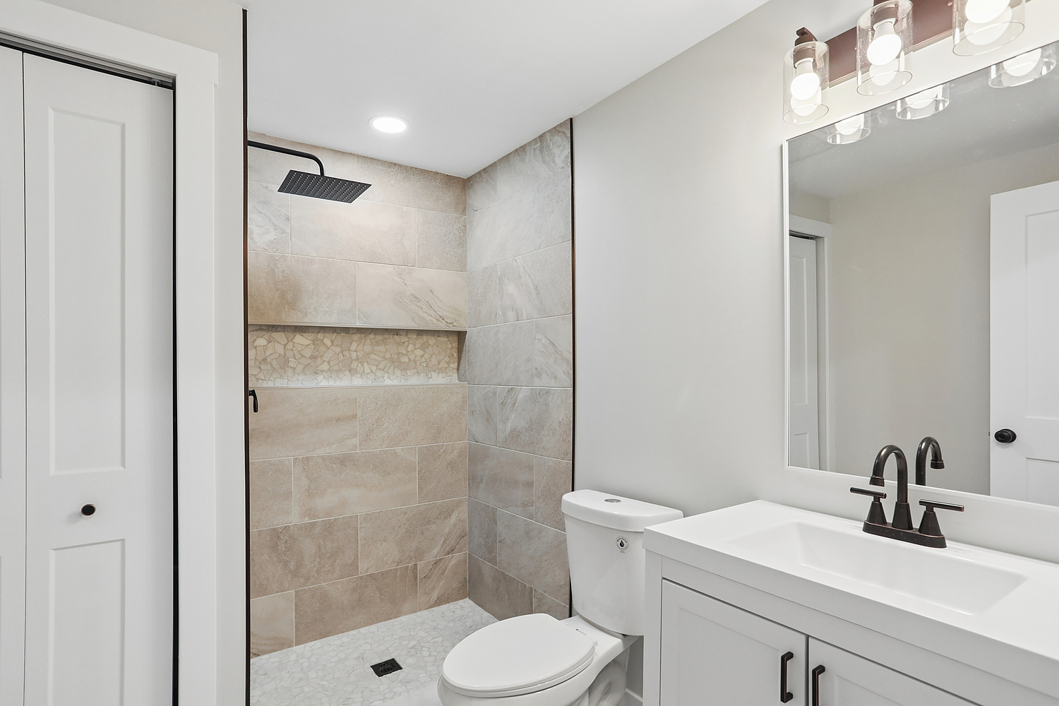 3520 William Street Steger, IL 60475 - Photo 16 of 21 a bathroom with a sink toilet and shower