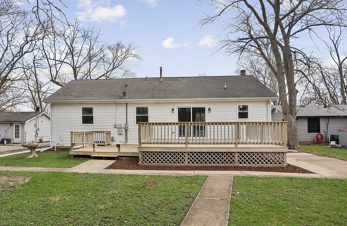3520 William Street Steger, IL 60475 - Photo 17 of 21 a front view of a house with a garden