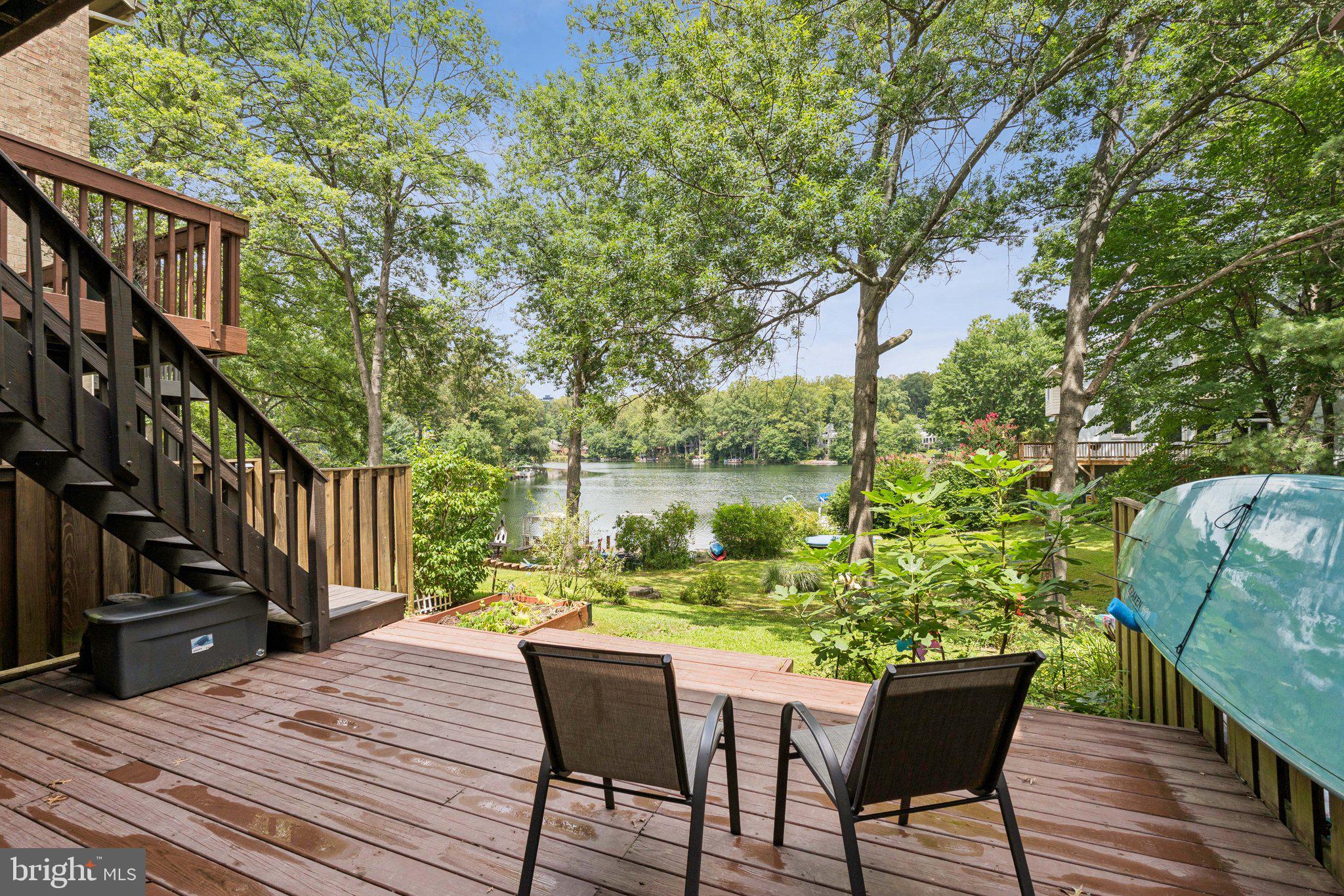 2009 Swans Neck Way Reston, VA 20191 - Photo 35 of 37 a view of backyard with deck and outdoor seating