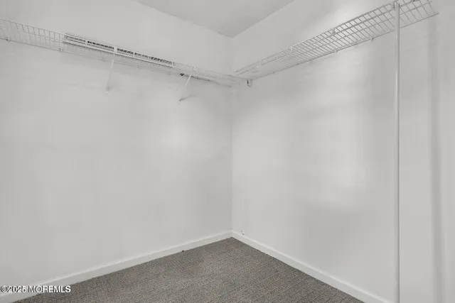 a bathroom with a shower and toilet