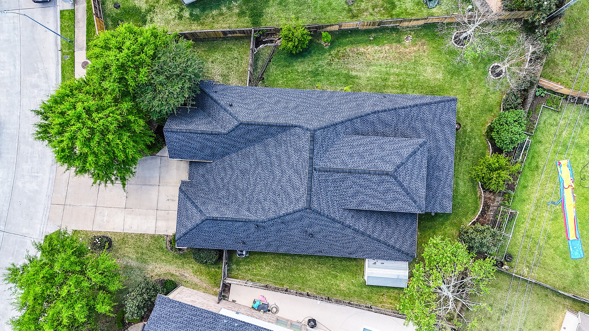 31311 Brighton Brook Lane Spring, TX 77386 - Photo 35 of 47 an aerial view of a house with garden space and a lake view