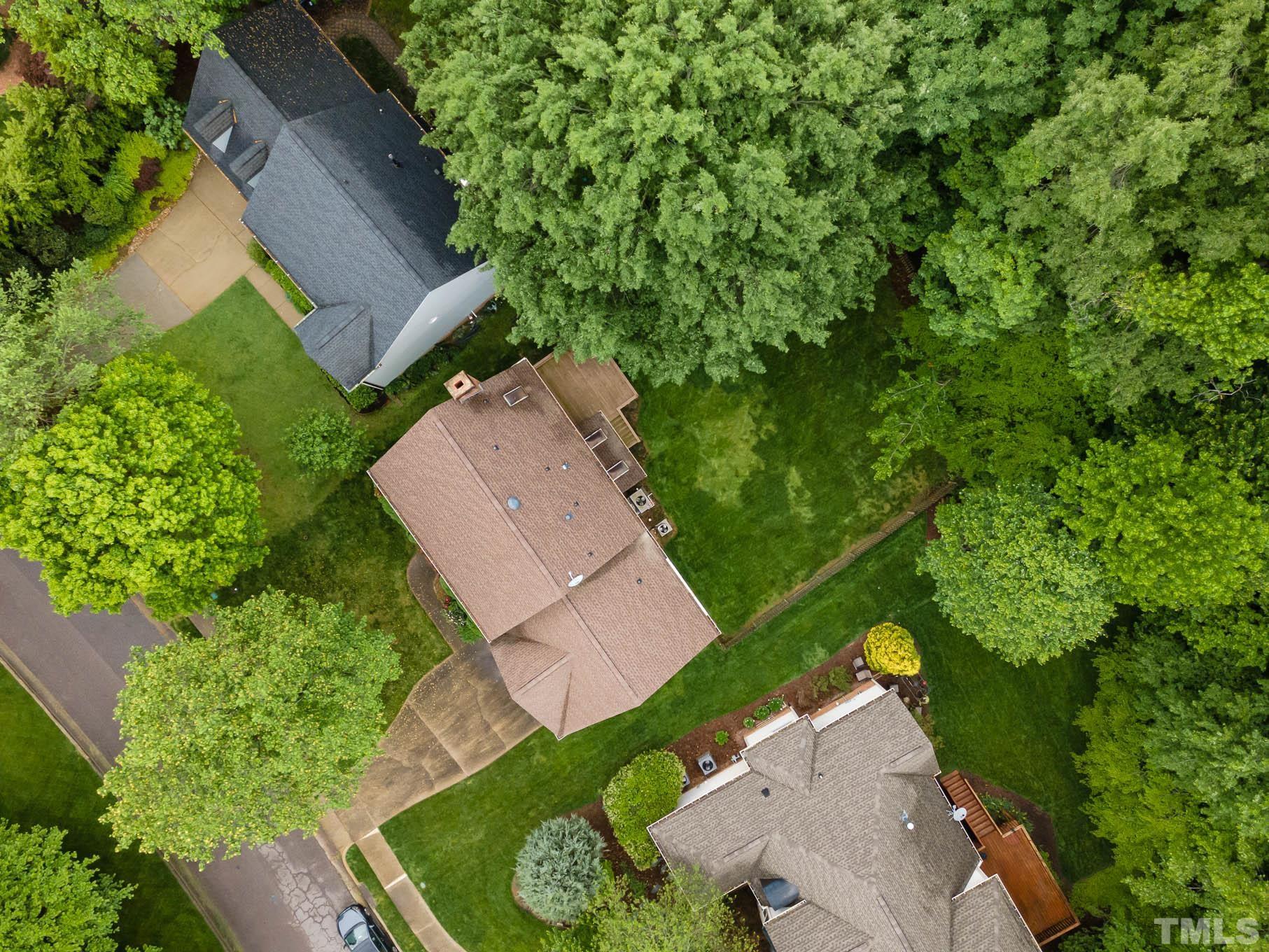 8121 Glenbrittle Way Raleigh, NC 27615 - Photo 32 of 35 an aerial view of a house