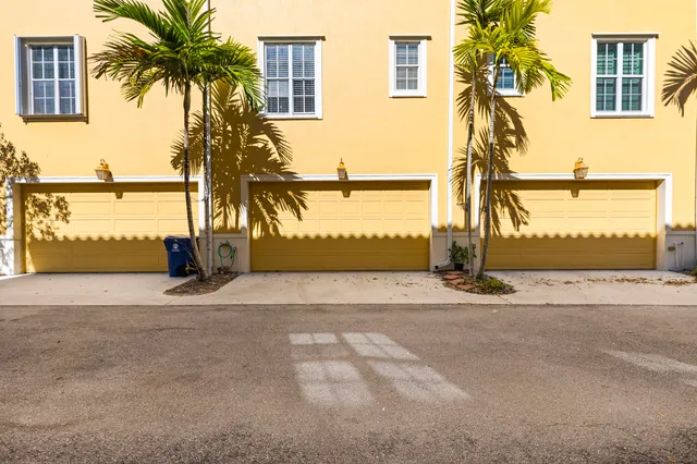 a view of a house with a street