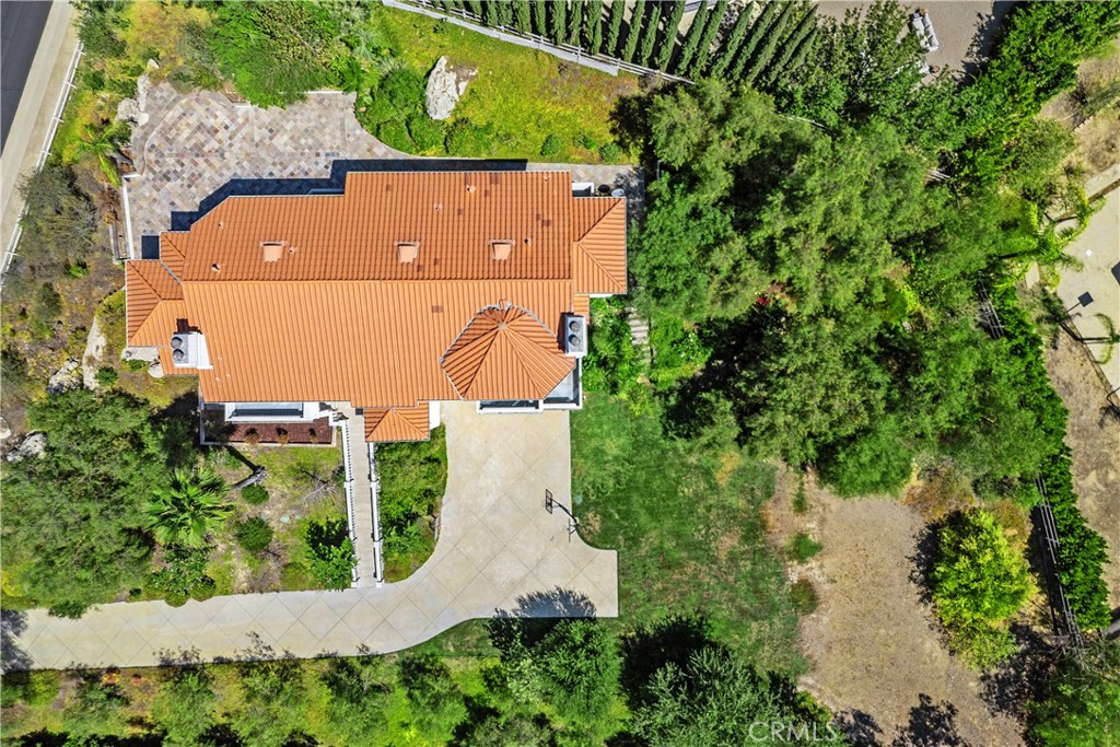 166 Dapplegray Road Bell Canyon, CA 91307 - Photo 48 of 57 an aerial view of a house with a yard and lake view