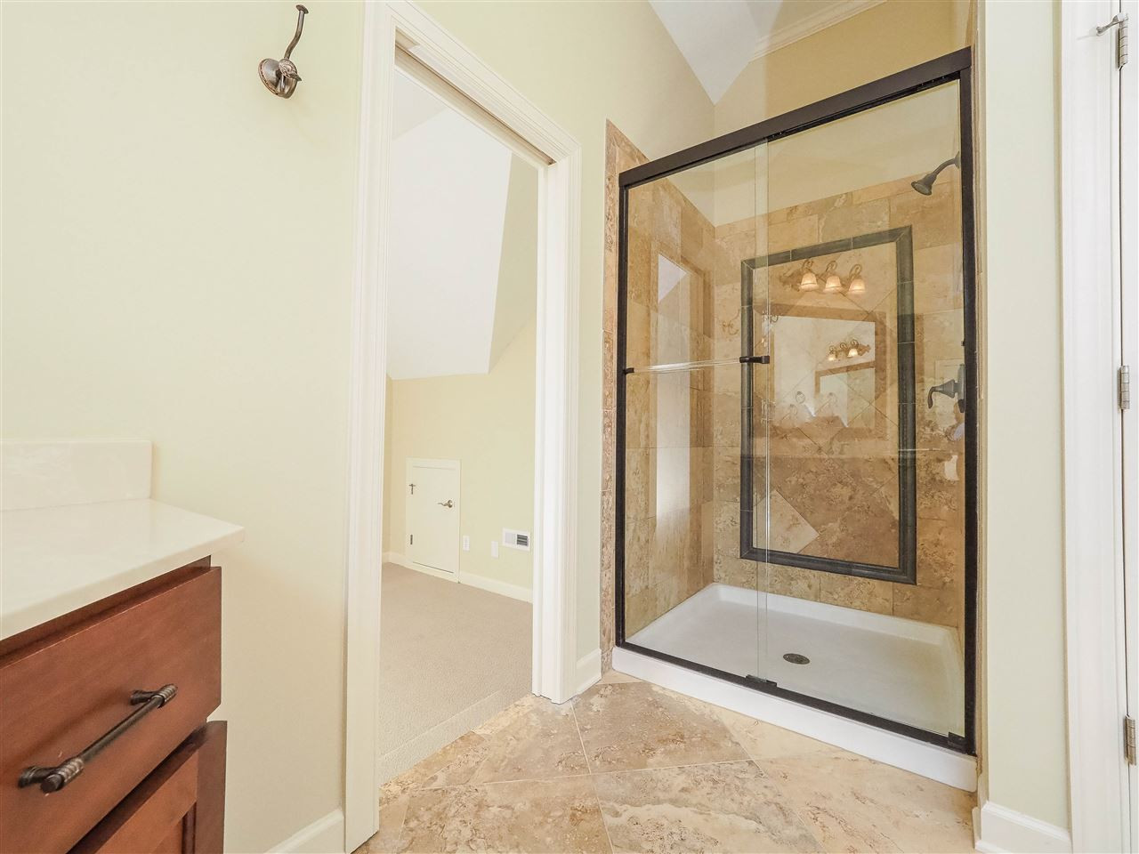 11830 Lowery Ridge Drive Raleigh, NC 27614 - Photo 17 of 30 Glass and tile - beautiful master shower. Master Bath/Spa