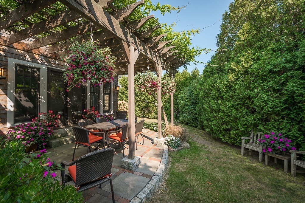 3 Grapevine Road Gloucester, MA 01930 - Photo 31 of 32 a view of a chairs and tables in the garden