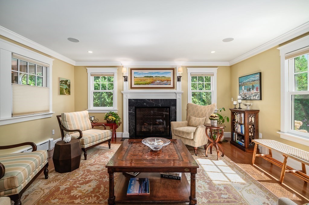 3 Grapevine Road Gloucester, MA 01930 - Photo 7 of 32 a living room with furniture fireplace and window