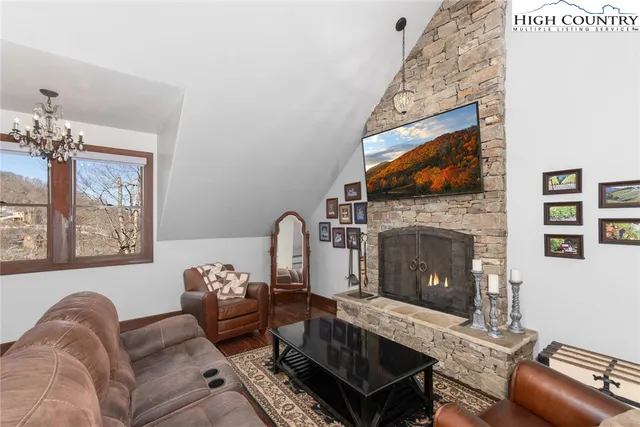 a bedroom with furniture and a couch