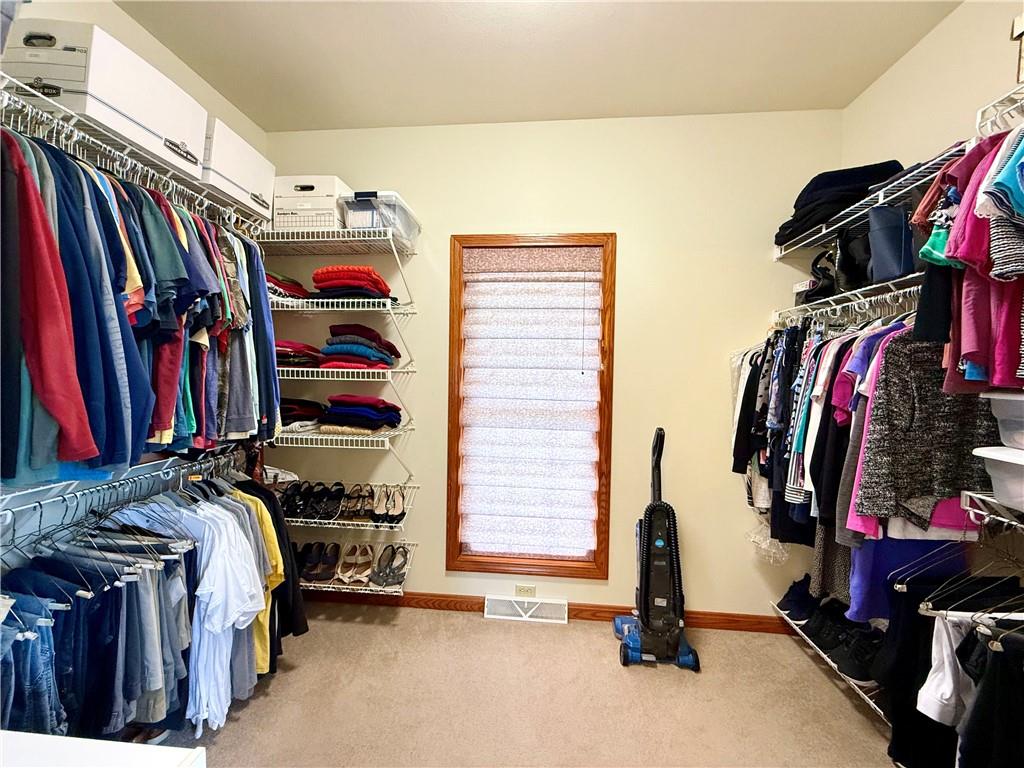 334 Manito Trail Mercer, PA 16137 - Photo 21 of 49 a view of walk in closet with clothes and shoes