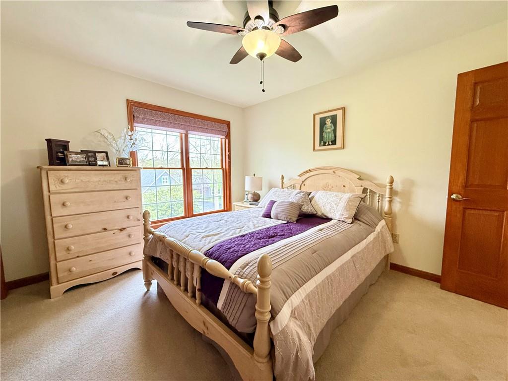 334 Manito Trail Mercer, PA 16137 - Photo 24 of 49 a bedroom with a bed and a window