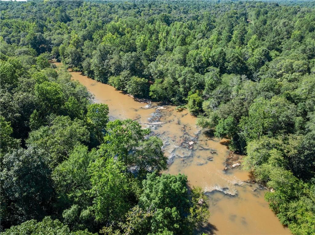 318 Jim Grizzle Road Royston, GA 30662 - Photo 38 of 56 an aerial view of residential house with outdoor space and trees all around
