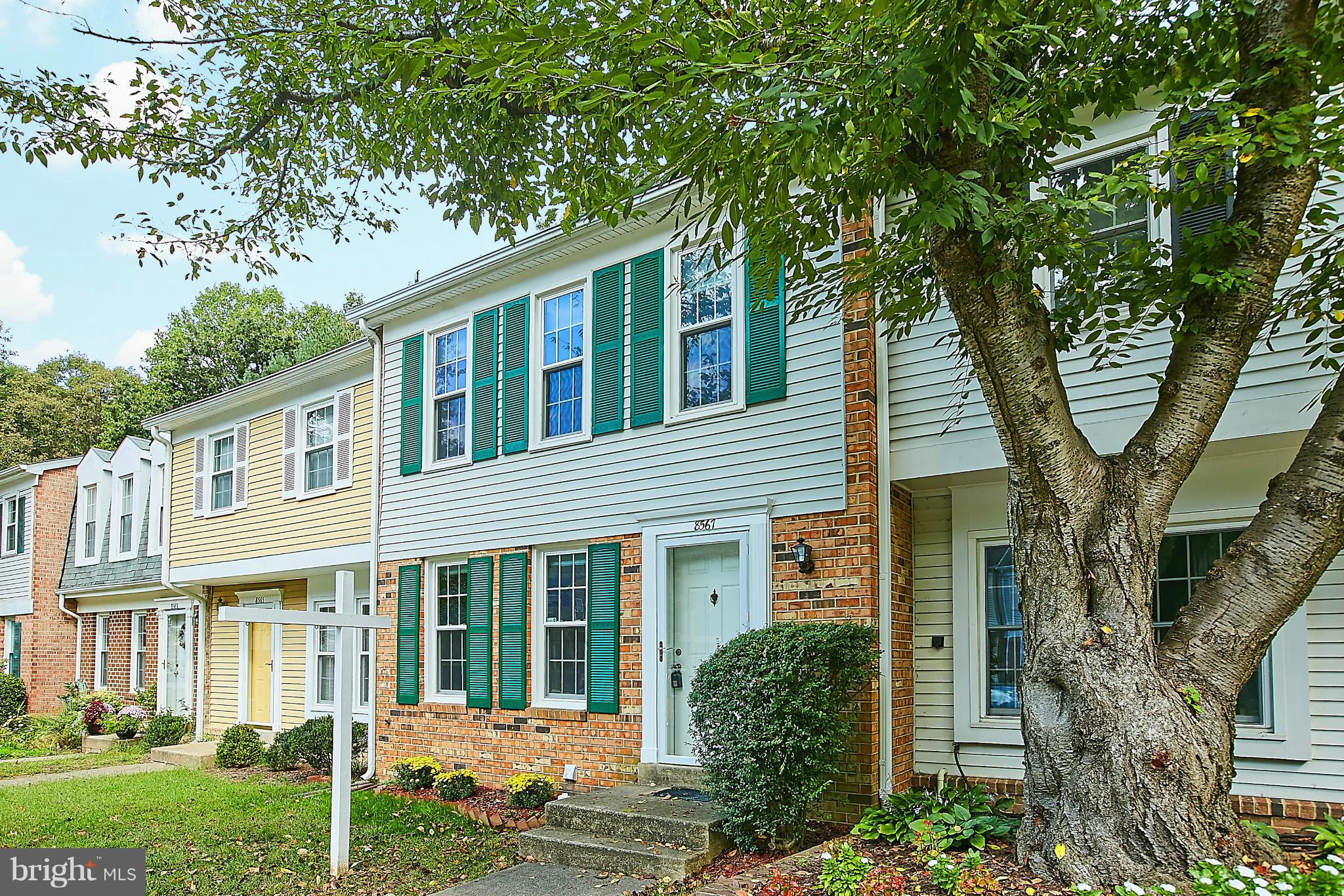 8567 Tyrolean Way Springfield, VA 22153 - Photo 2 of 29 front view of a house with a tree