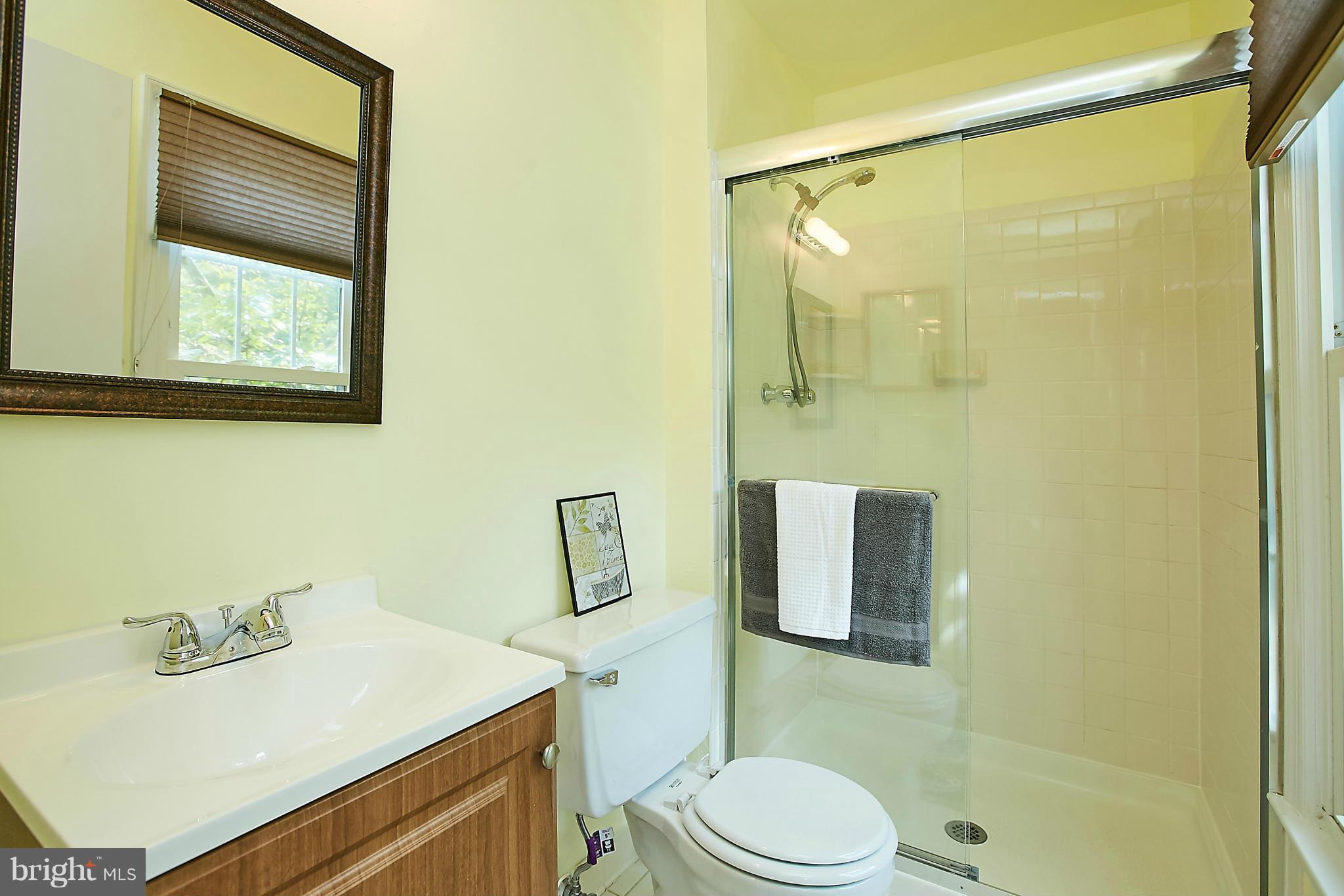 8567 Tyrolean Way Springfield, VA 22153 - Photo 18 of 29 a bathroom with a sink mirror vanity and toilet