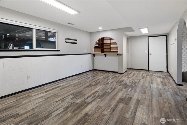 a view of a storage & utility room