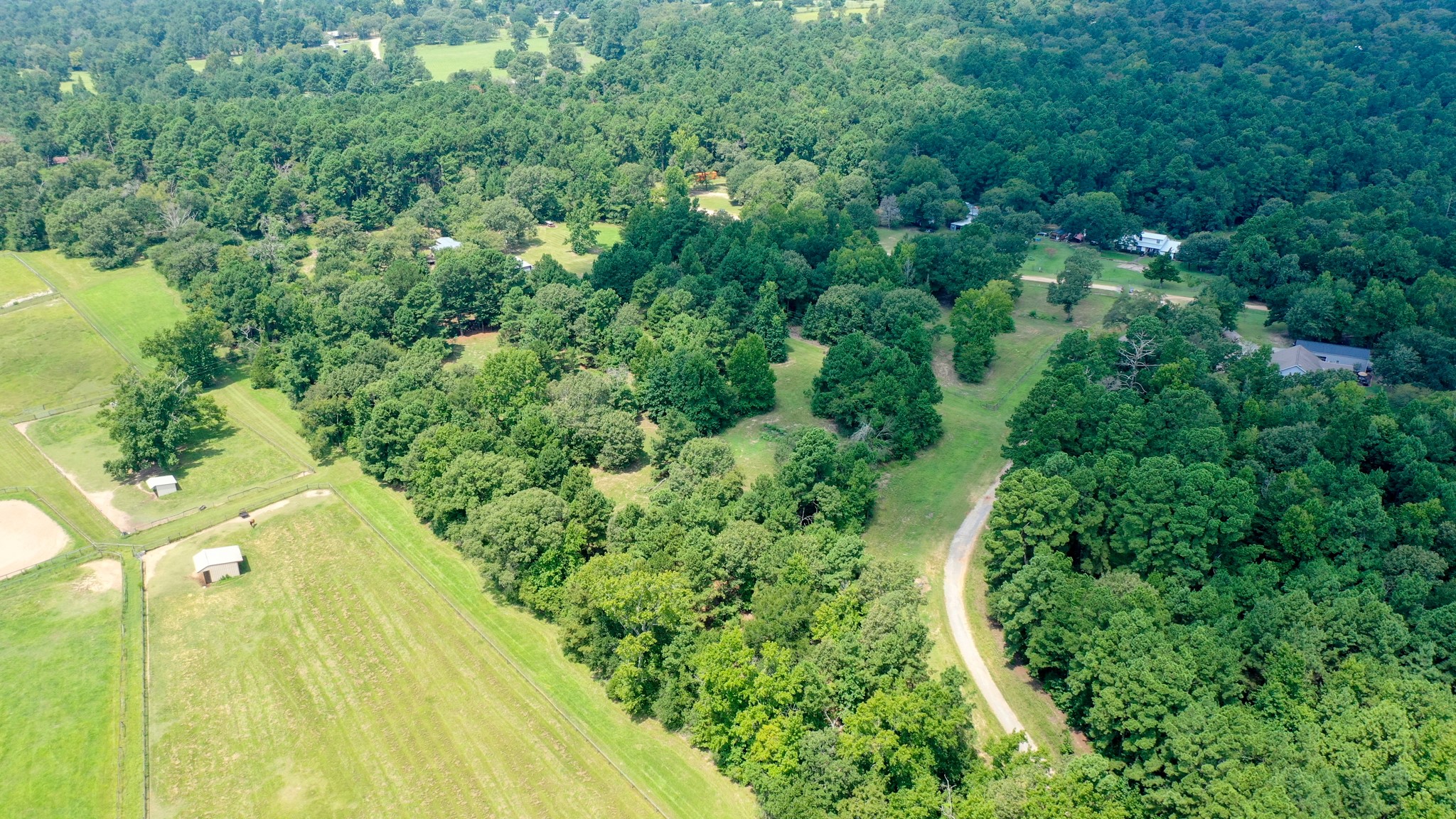 8374 Cattle Trail Road Midway, TX 75852 - Photo 4 of 16 an aerial view of residential houses with outdoor space and trees