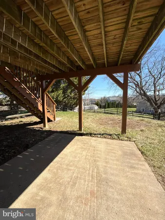 a view of a backyard of a house