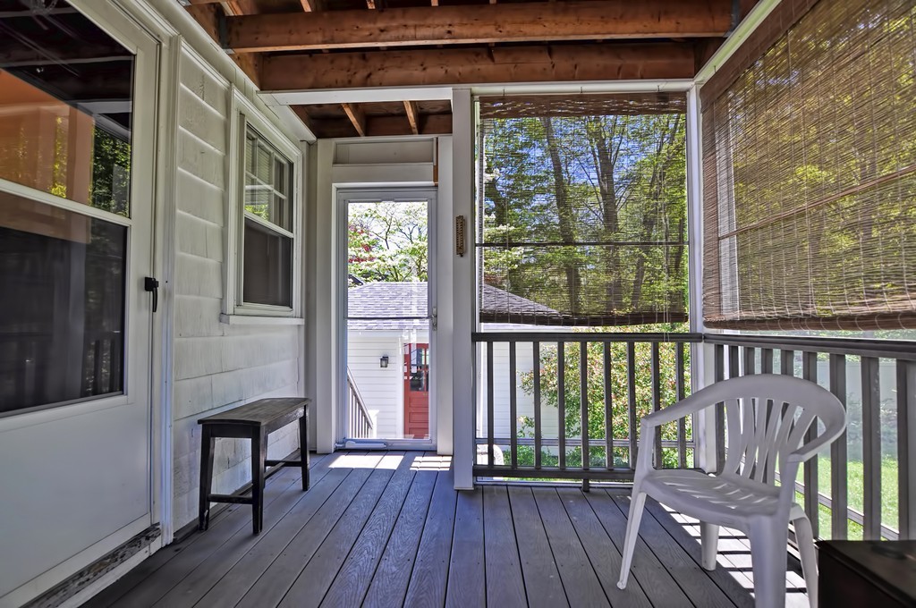 175 Union Street Walpole, MA 02032 - Photo 19 of 29 a view of a porch with wooden floor