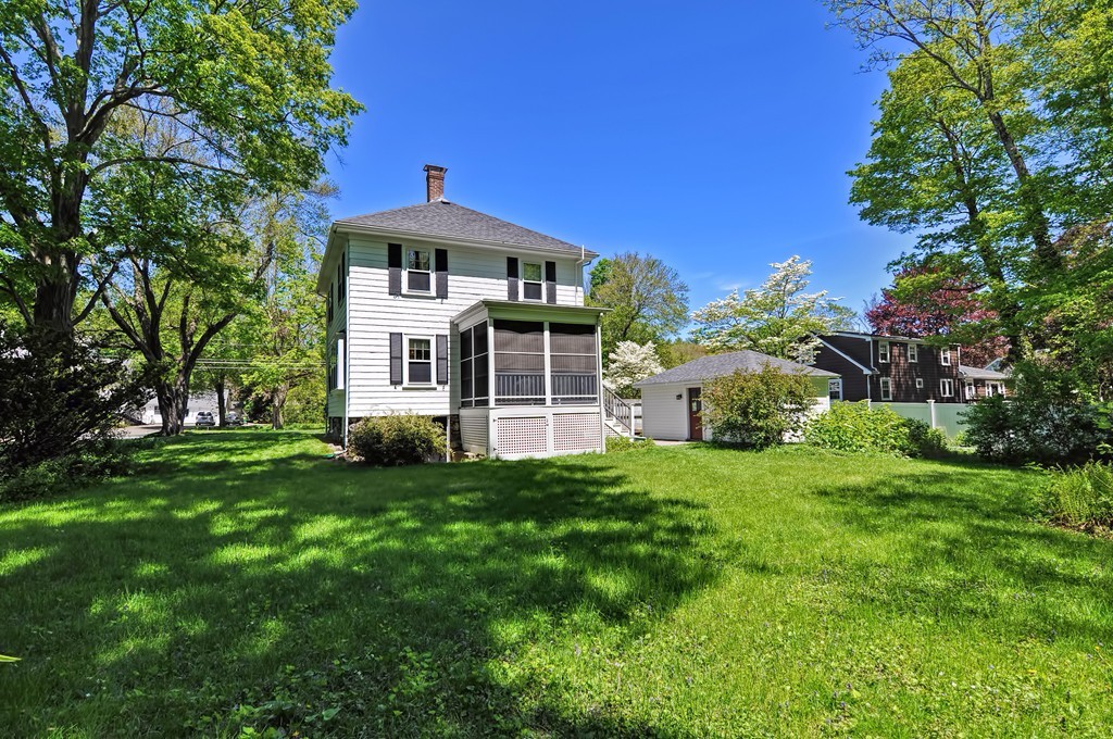 175 Union Street Walpole, MA 02032 - Photo 23 of 29 a front view of a house with a yard