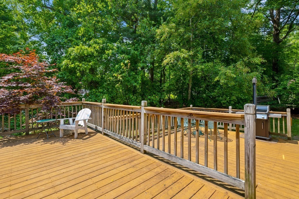 44 Smith Road Mansfield, MA 02048 - Photo 21 of 21 a view of deck with two chairs and wooden floor