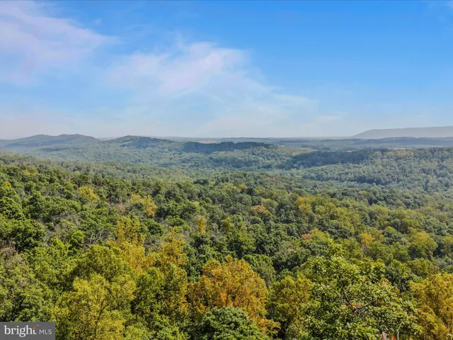 a view of a lake with a mountain
