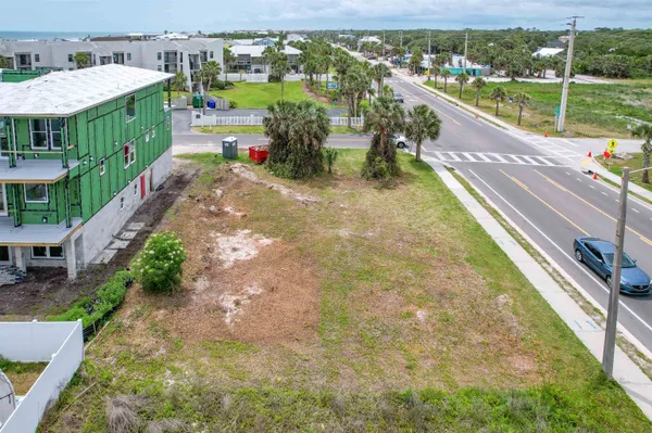 a view of a city from a balcony