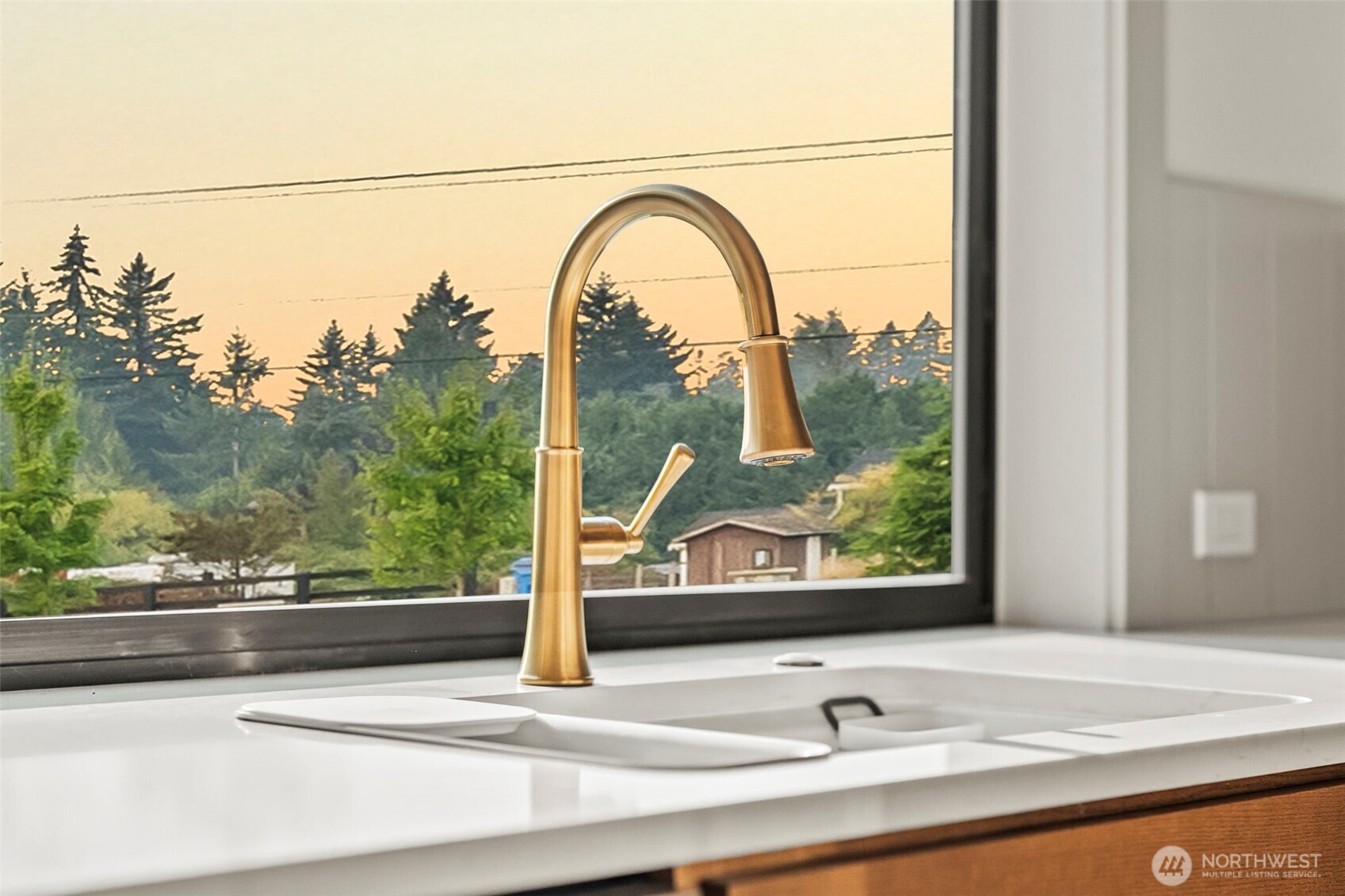 12107 Mundy Loss Road Buckley, WA 98321 - Photo 12 of 40 a view of a floor to ceiling window and a wooden floor