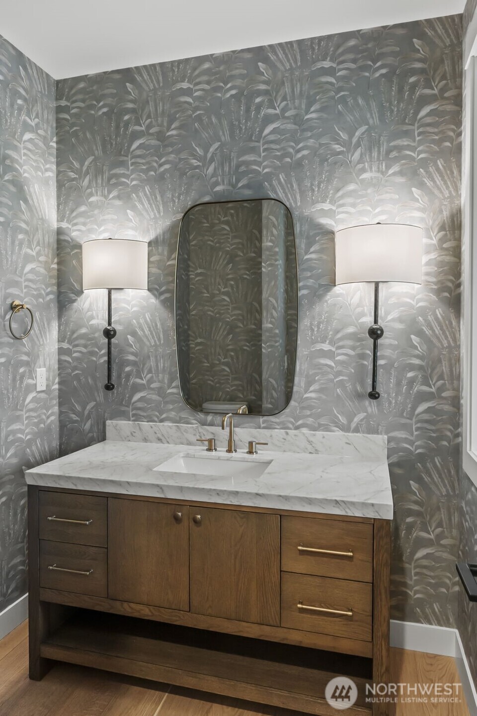 12107 Mundy Loss Road Buckley, WA 98321 - Photo 26 of 40 a bathroom with a sink and a mirror