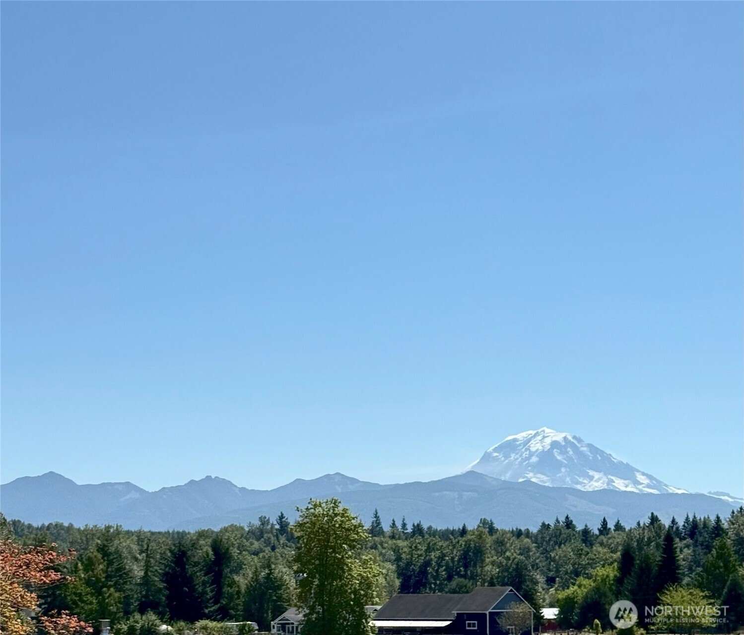 12107 Mundy Loss Road Buckley, WA 98321 - Photo 36 of 40 a view of a city with a mountain in the background