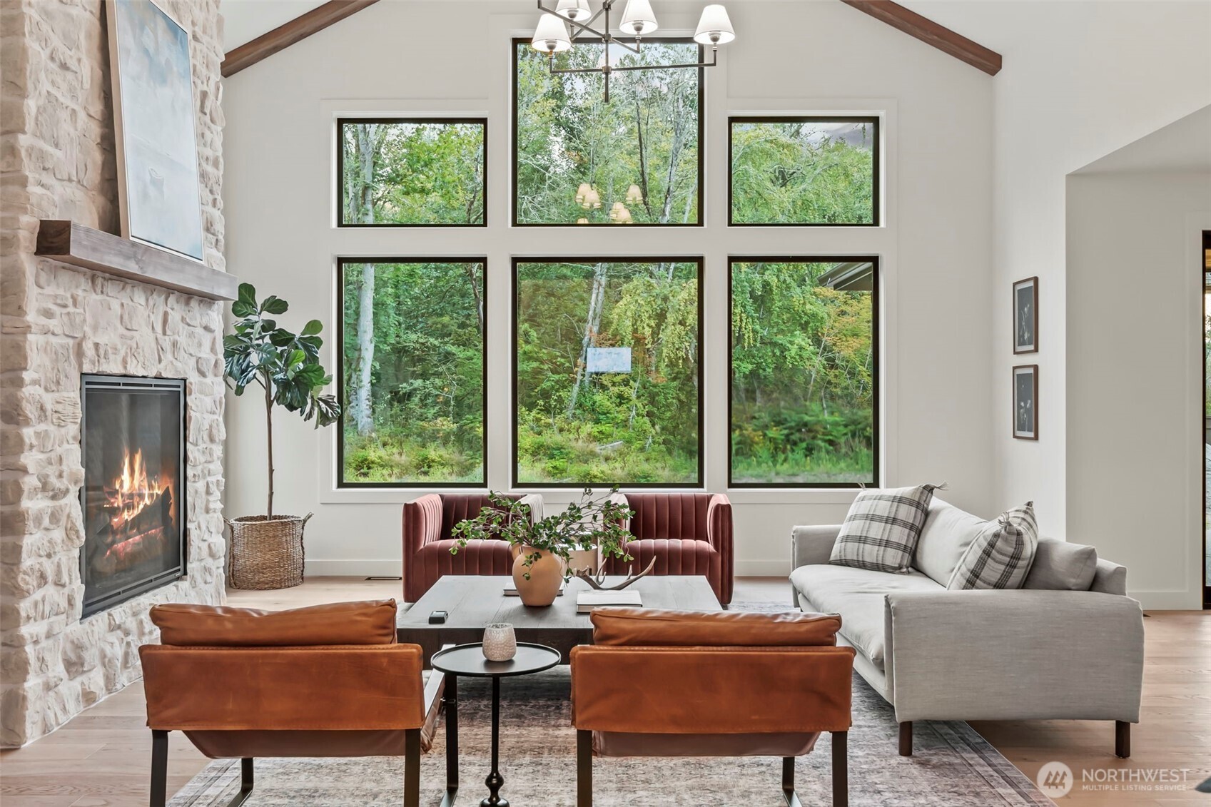 12107 Mundy Loss Road Buckley, WA 98321 - Photo 5 of 40 a living room with furniture and a large window
