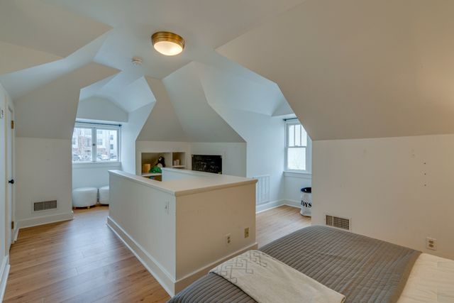 a view of livingroom with furniture and wooden floor