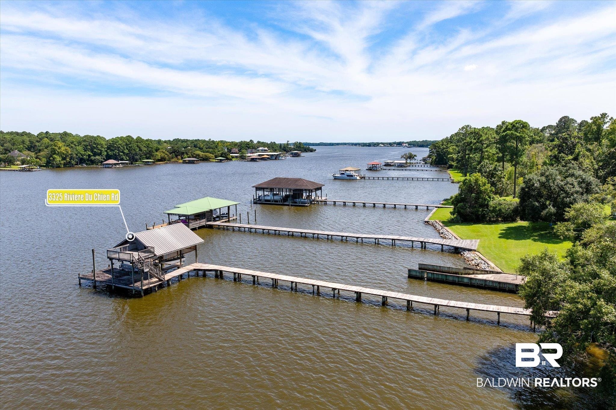 3325 Riviere Du Chien Road Mobile, AL 36693 - Photo 61 of 71 View of dock featuring a water view