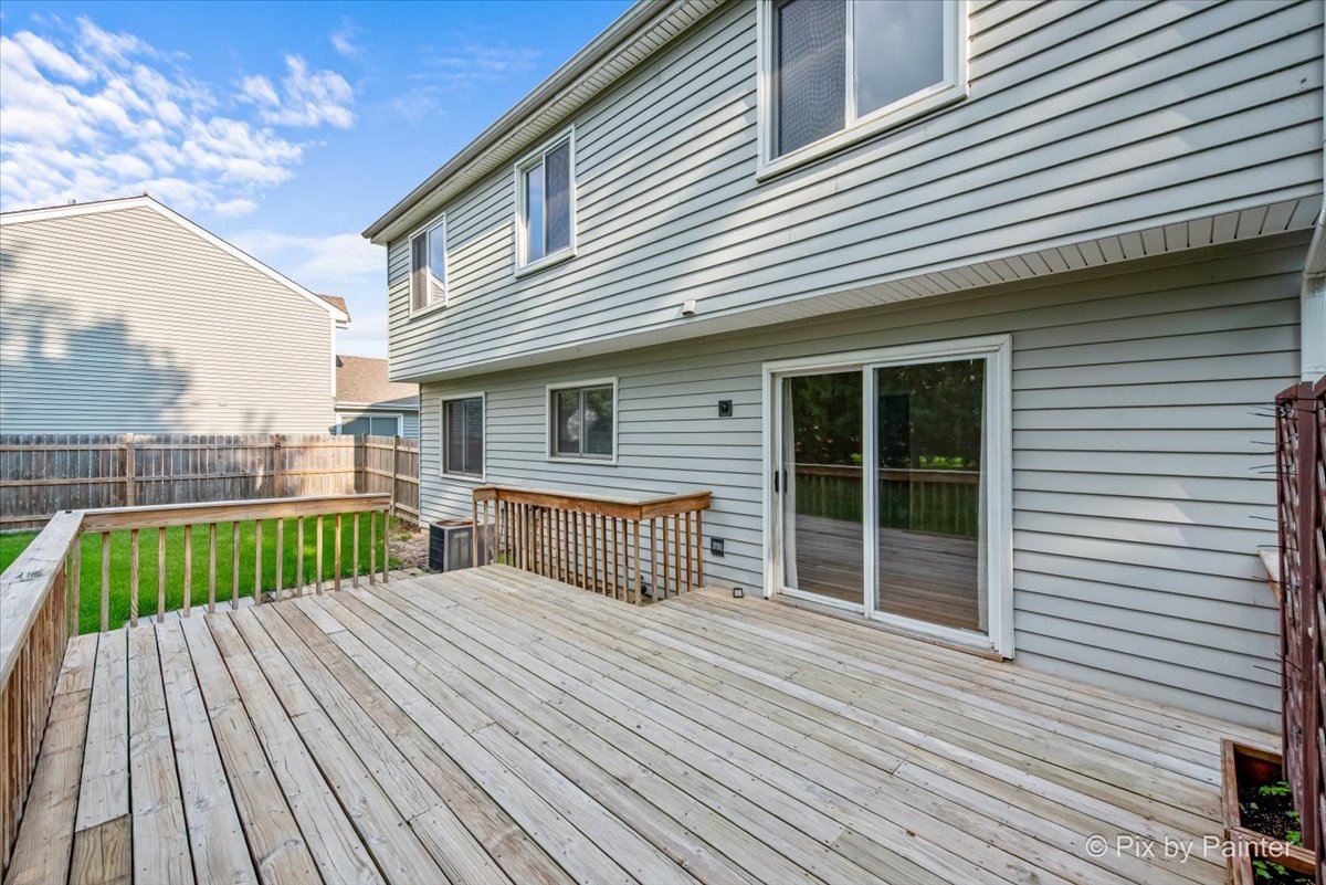 676 Concord Drive Crystal Lake, IL 60014 - Photo 28 of 38 a view of backyard with a deck