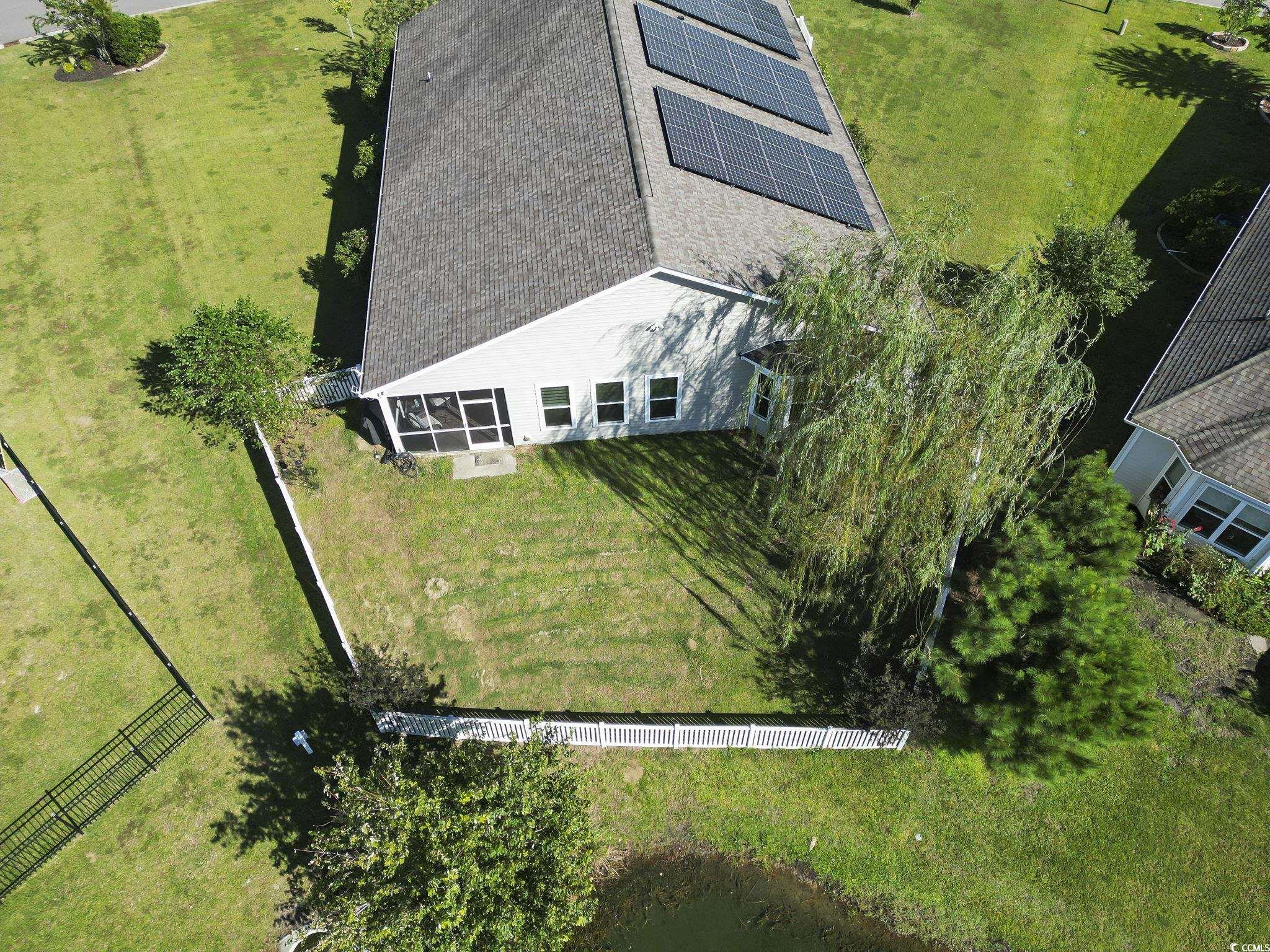 256 Copper Leaf Drive Myrtle Beach, SC 29588 - Photo 32 of 40 Aerial view of property and surrounding area with a nearby body of water