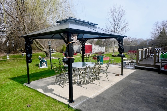 68 White Oaks Road Matteson, IL 60443 - Photo 15 of 39 a view of outdoor space yard deck and patio