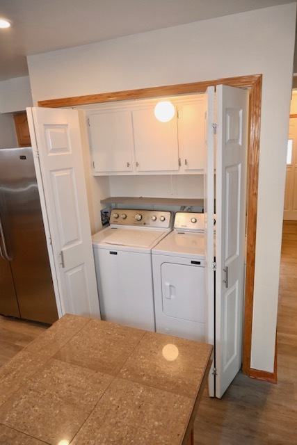 68 White Oaks Road Matteson, IL 60443 - Photo 19 of 39 a view of a kitchen with a sink and a refrigerator