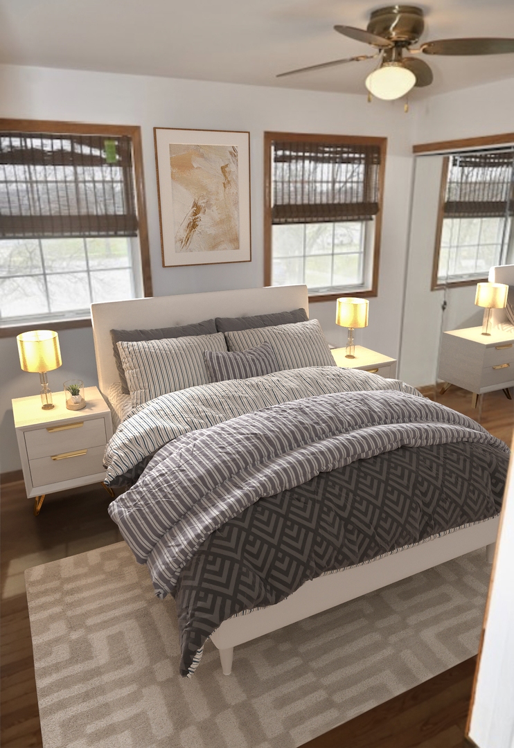 68 White Oaks Road Matteson, IL 60443 - Photo 7 of 39 a bedroom with a bed and window