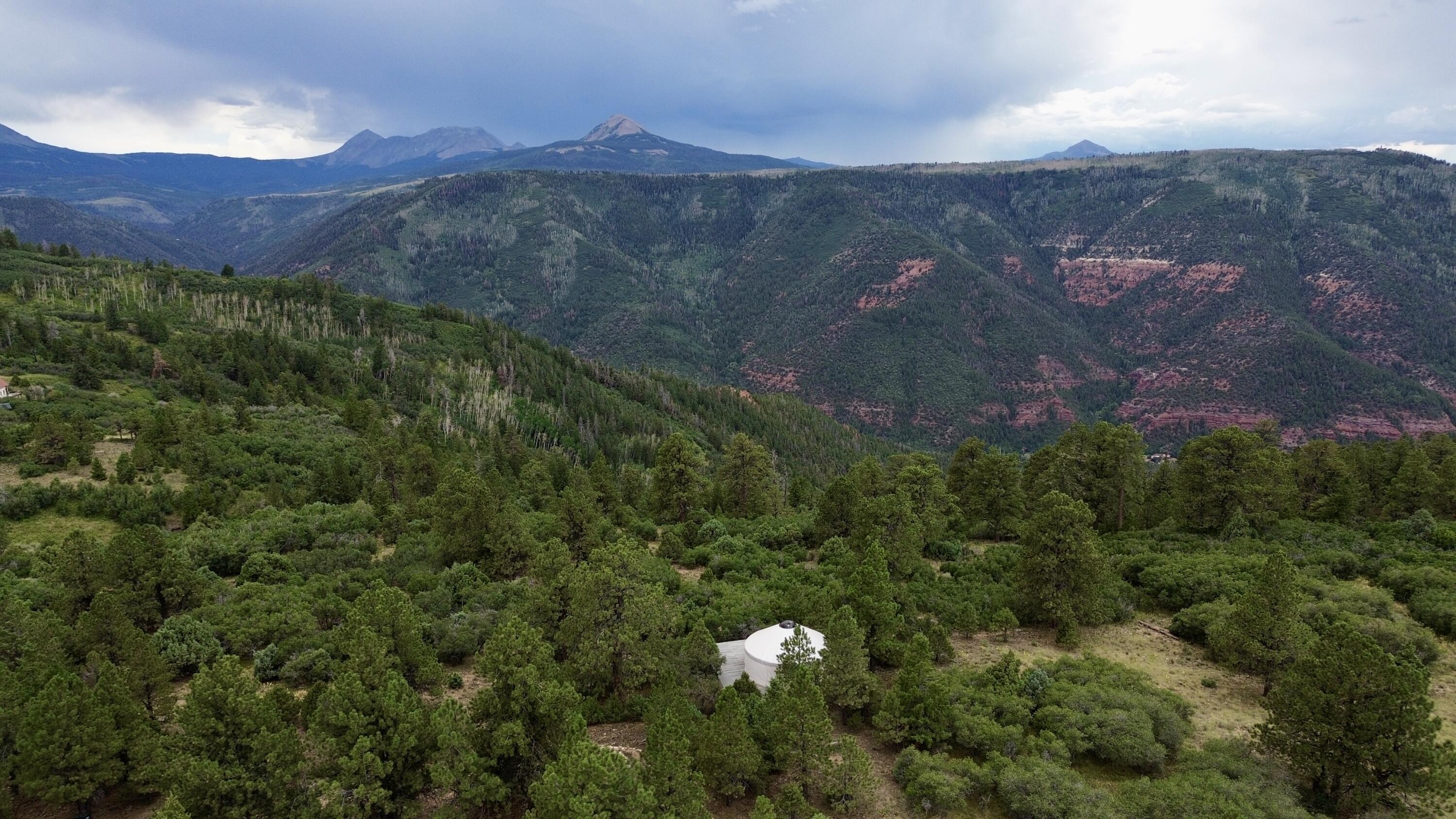 17 Dragon Lode Drive Placerville, CO 81430 - Photo 28 of 31 a view of a city with mountains in the background